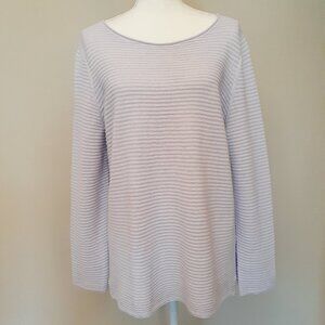 Eileen Fisher Organic Linen/Cotton Knit Top NWT